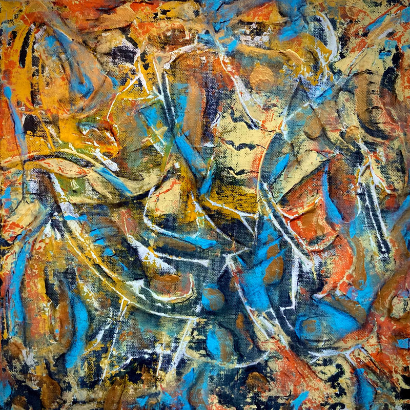 An abstract painting by Keith Warrick