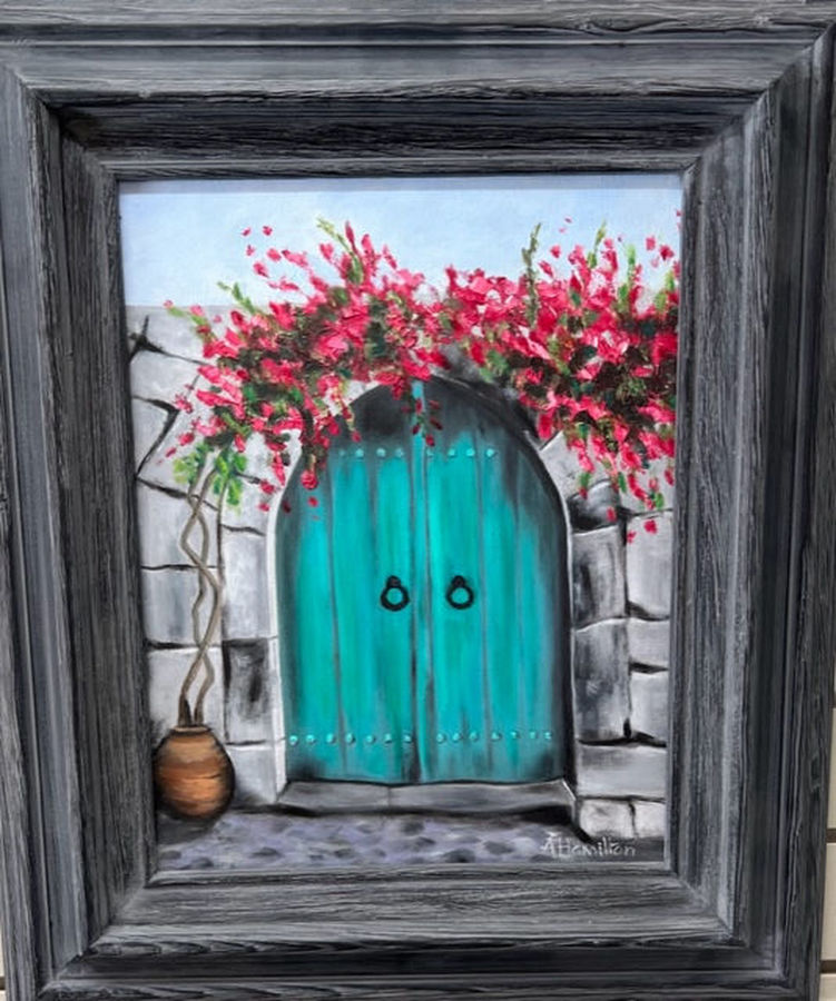 painting of a door by Ann Hamilton